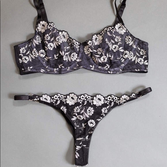 Handmade bra and panty set